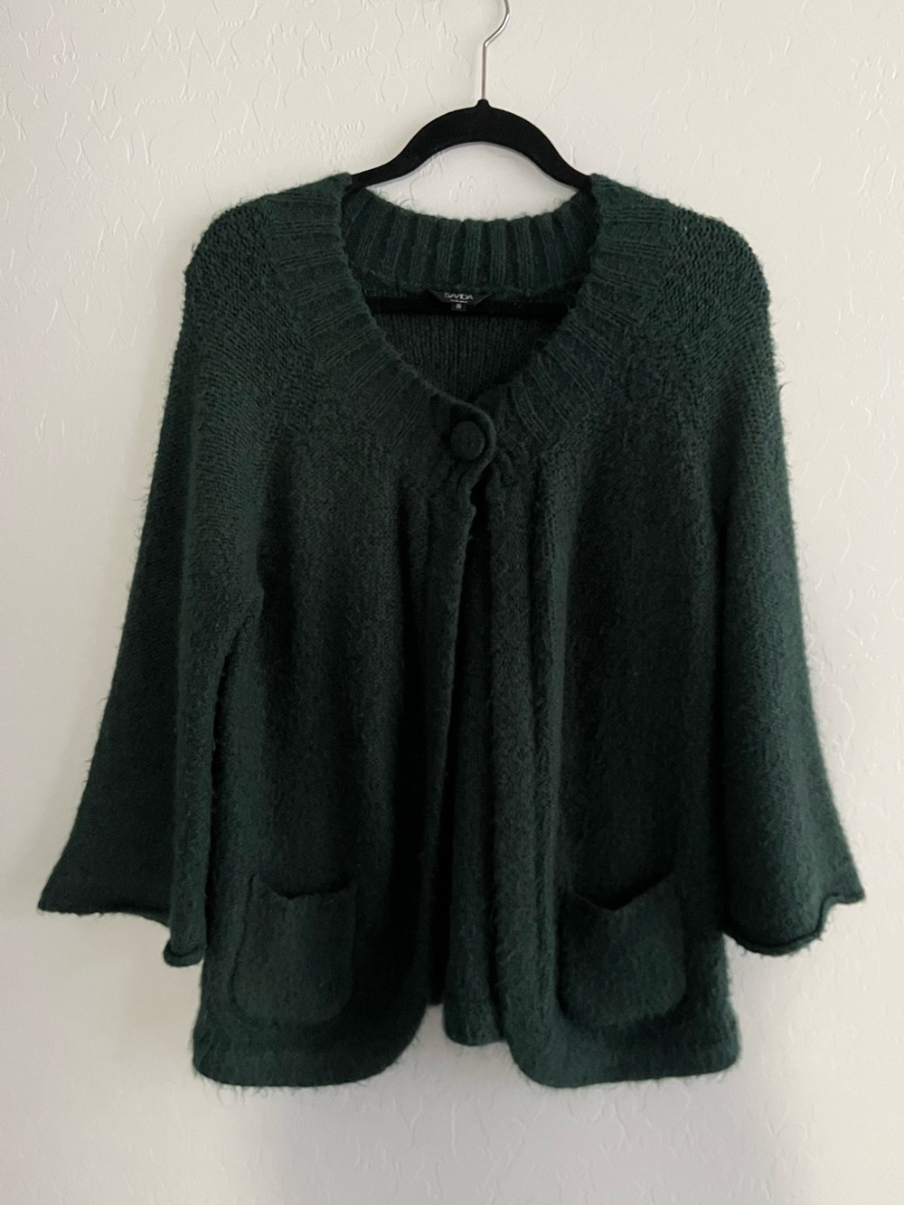 Dark Green Knit Cardigan/Jacket